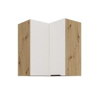 Szafka narożna górna 60 cm AURO WH/AR 60x60 GN-72 2F 90 antyfinger